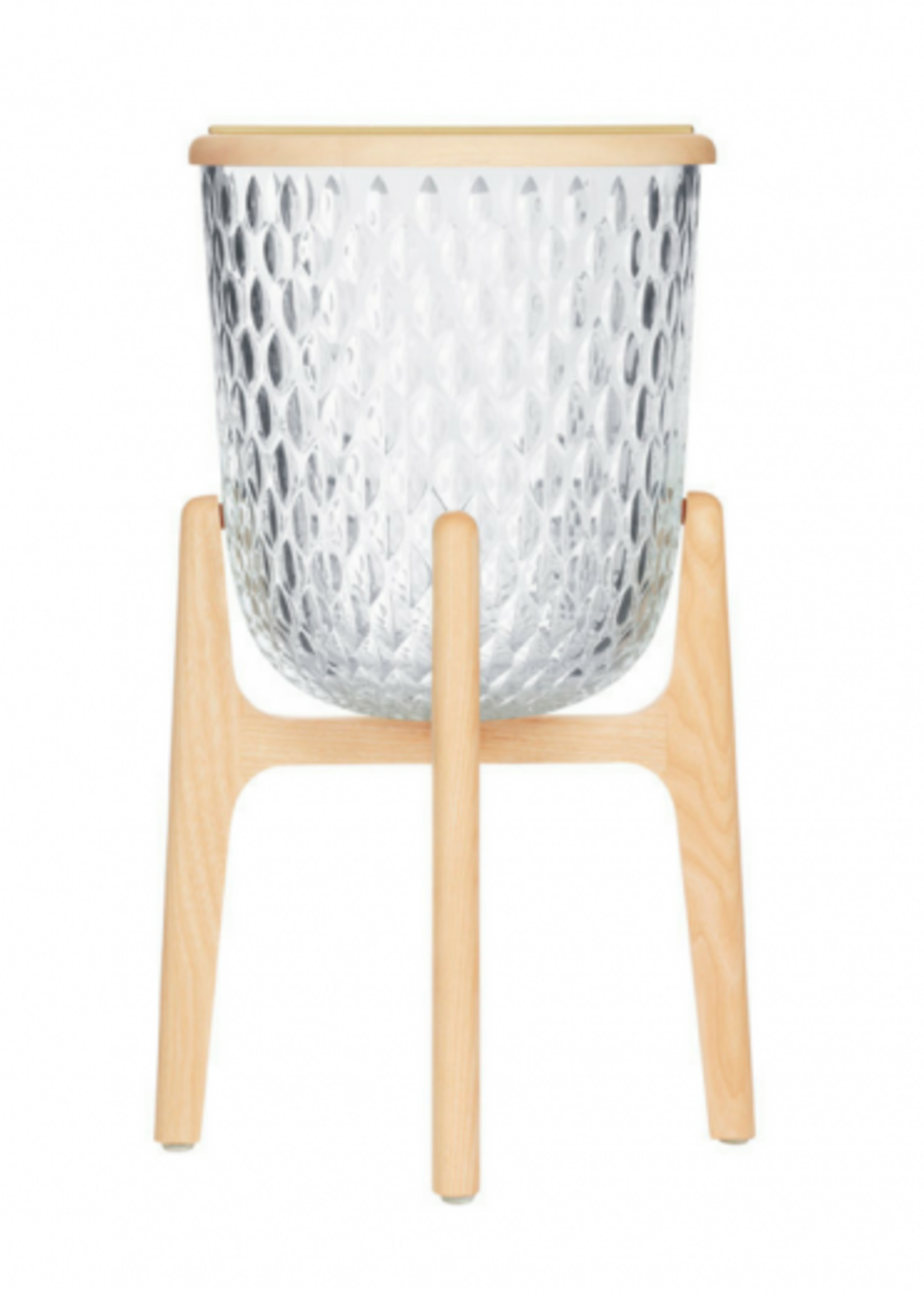Saint-Louis Folia Clear Ash Side Table