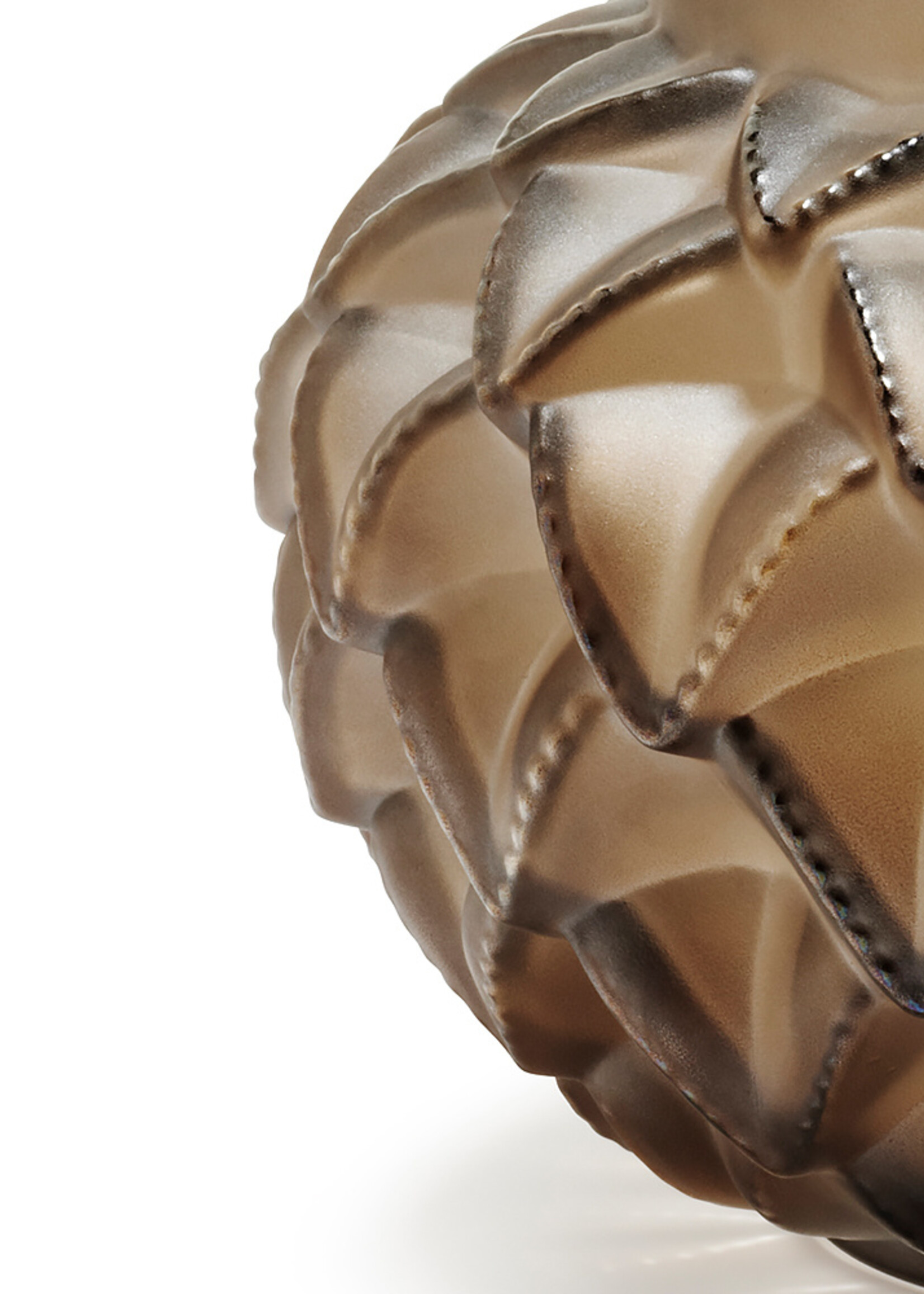 Lalique Langeudoc Bronze Vase