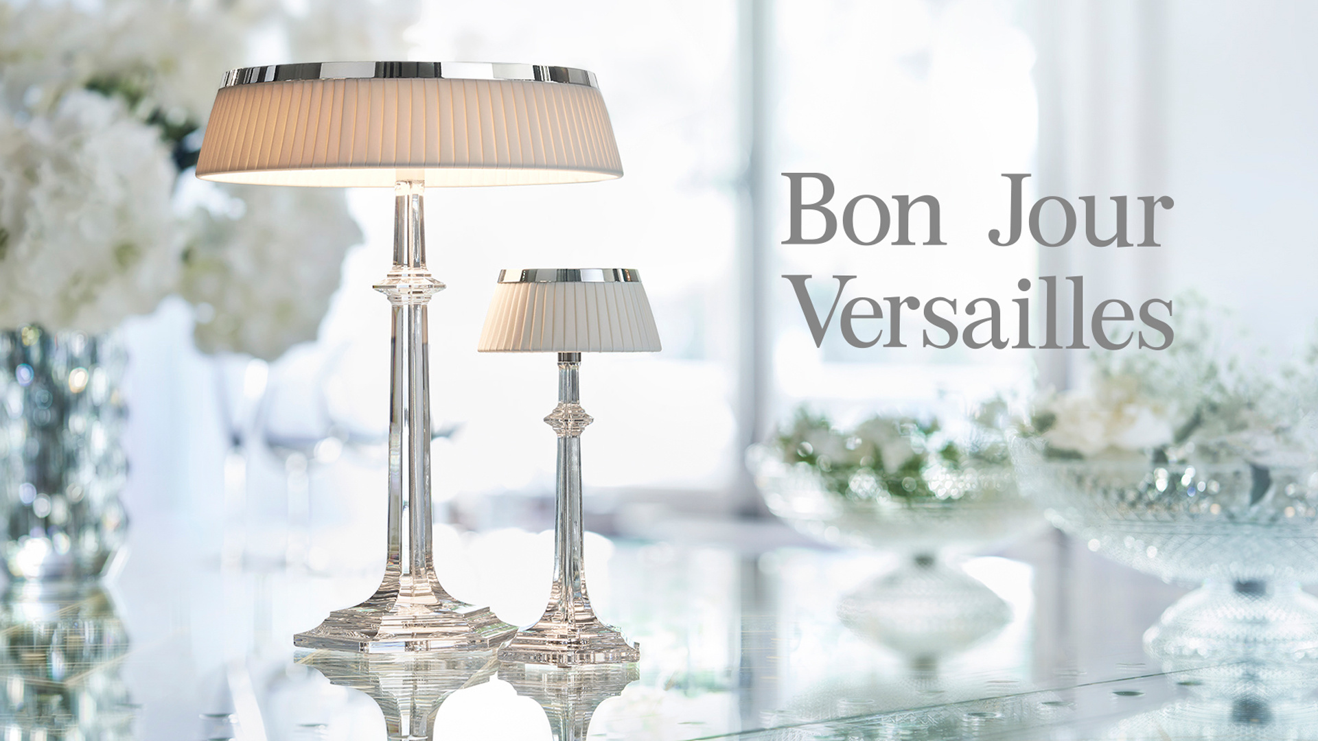 Baccarat Bon Jour Versailles Lamp Large
