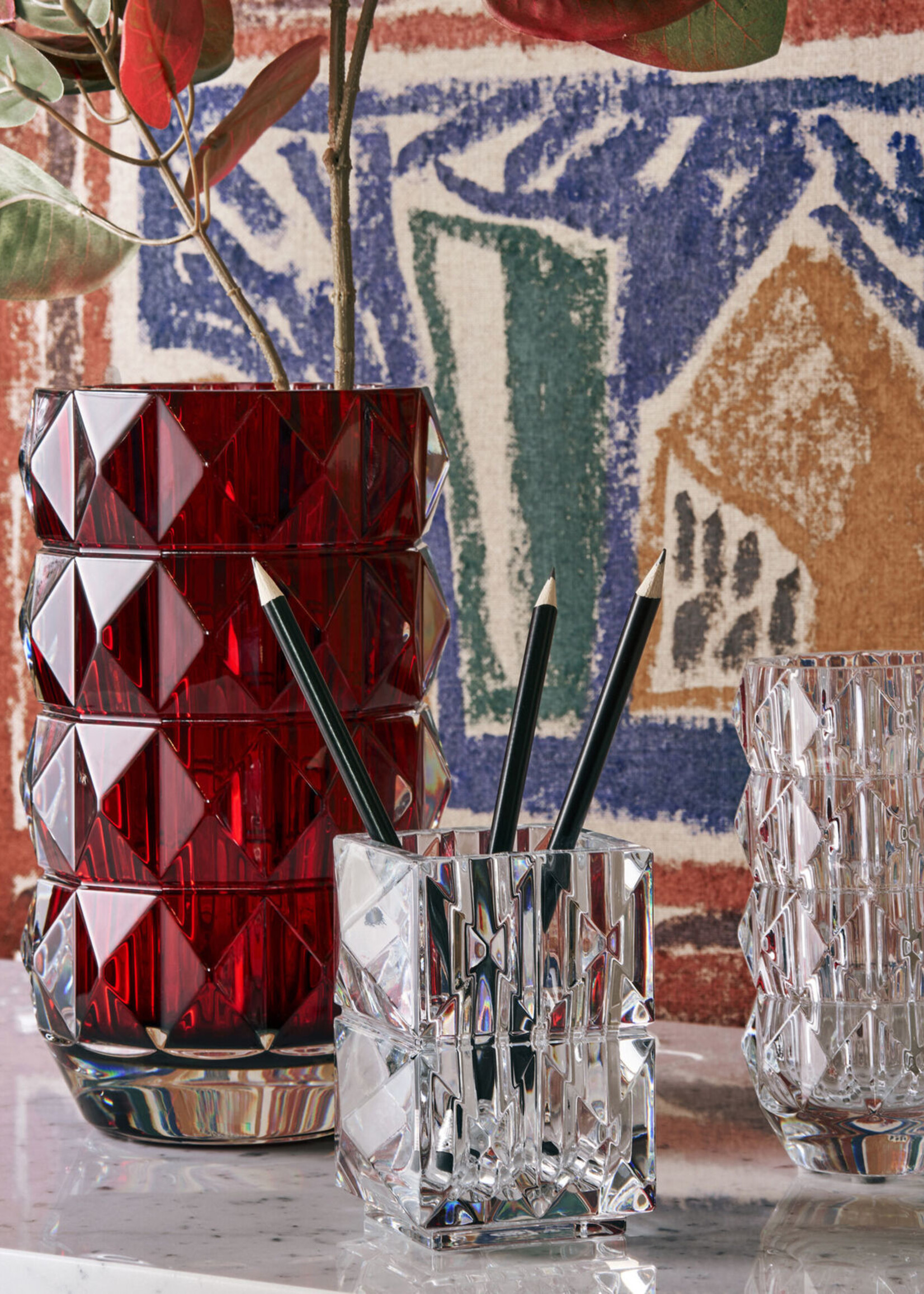 Baccarat Louxor Pencil Holder Clear