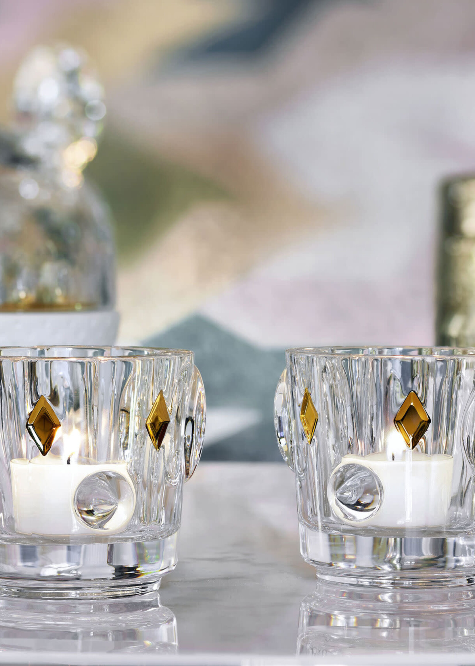 Baccarat Faunacrystopolis Bird Votive Clear