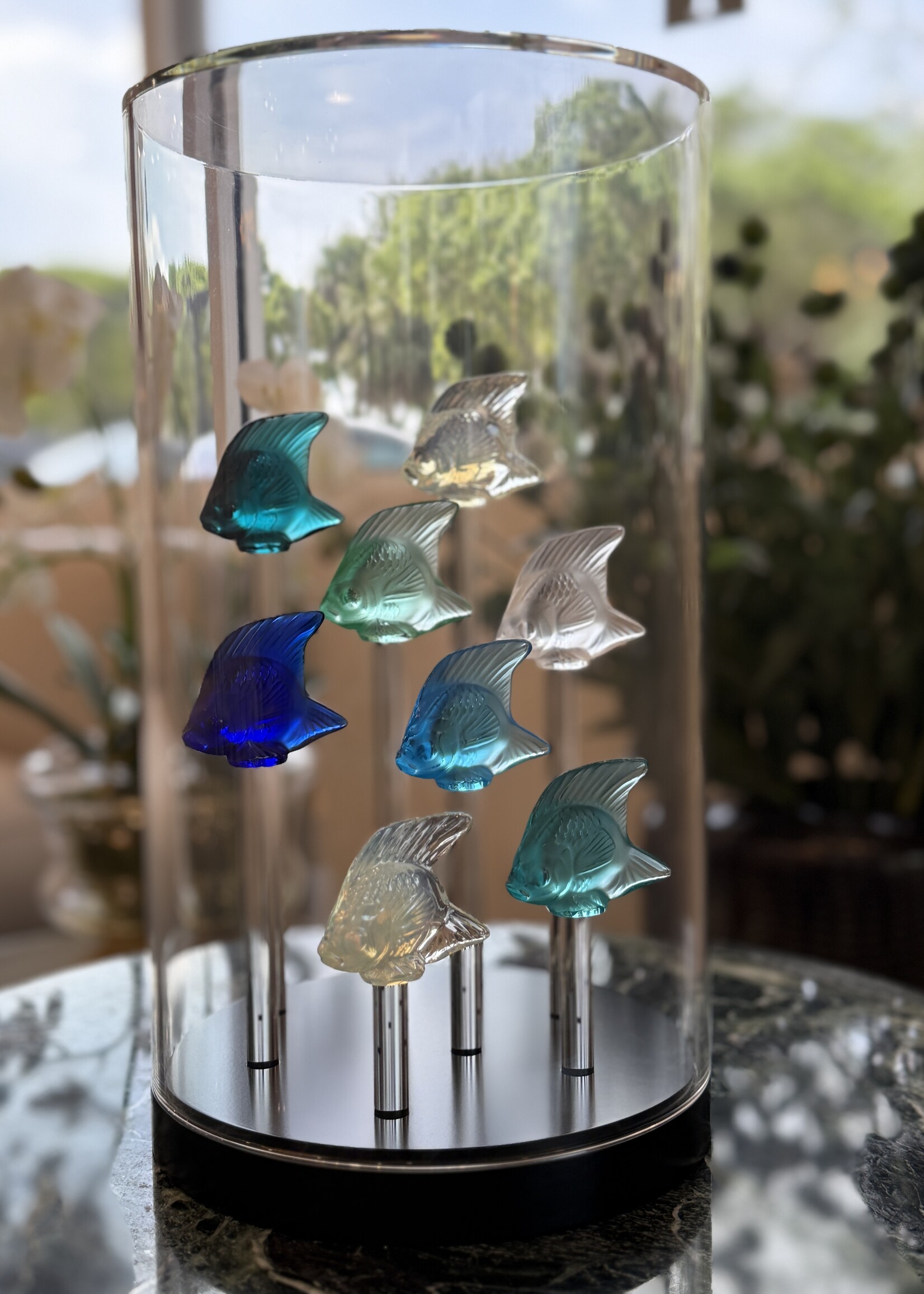 Lalique Fish Tank (8 Fish)