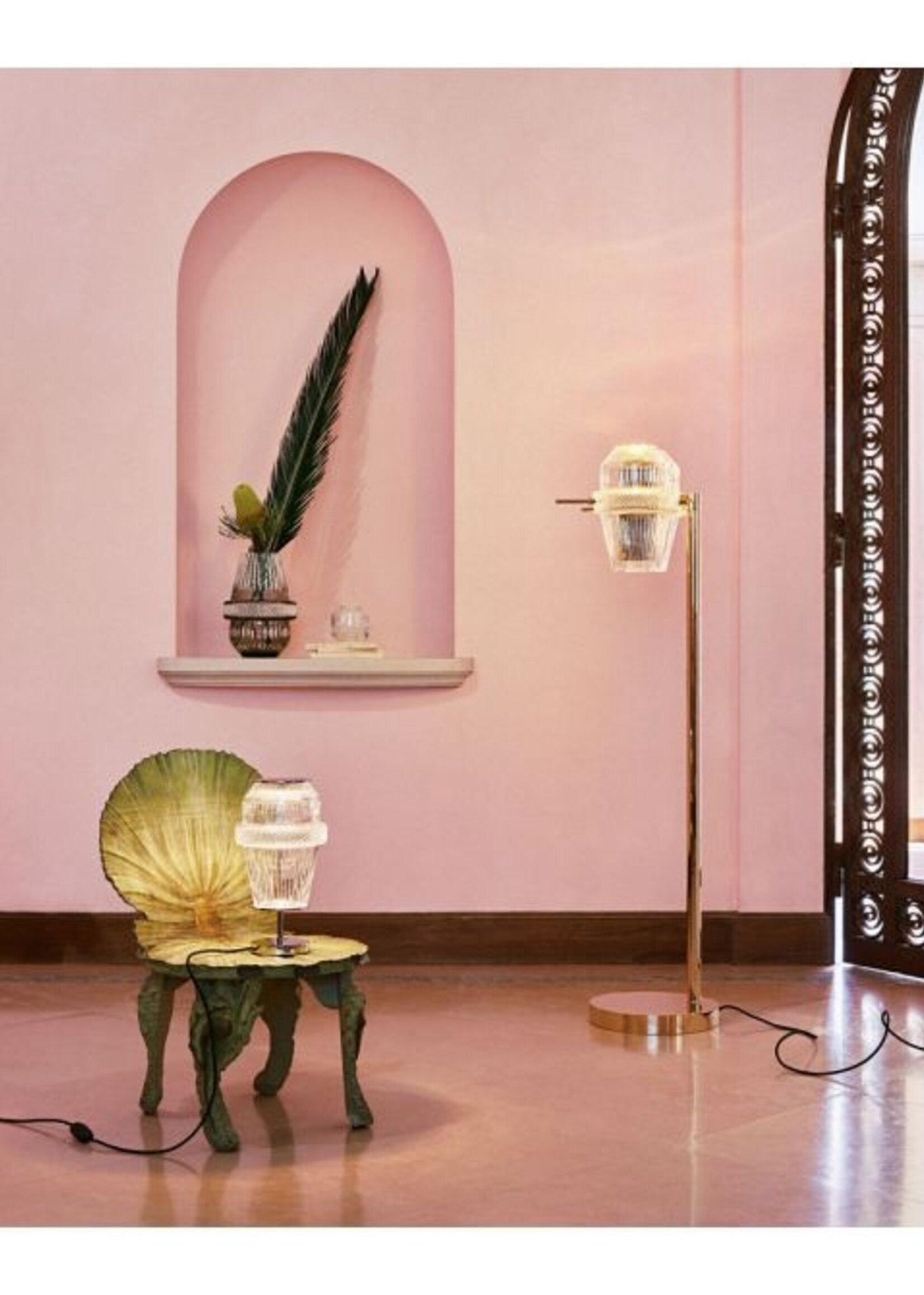 Saint-Louis Matrice Table Lamp Golden Finish