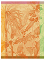 Le Jacquard Francais Equateur Orange Tea Towel 24x31