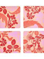 Le Jacquard Francais Voyage Iconic Red Coasters S/4