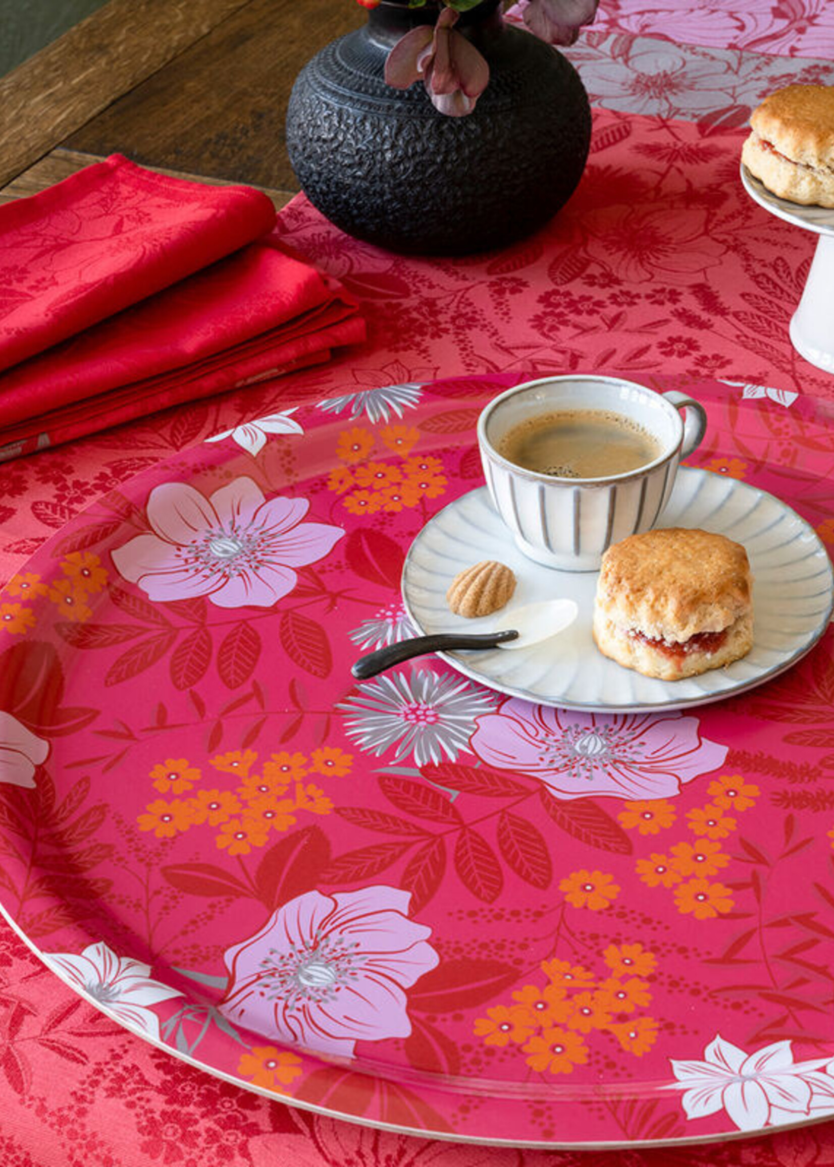 Le Jacquard Francais Pink Tray Cottage
