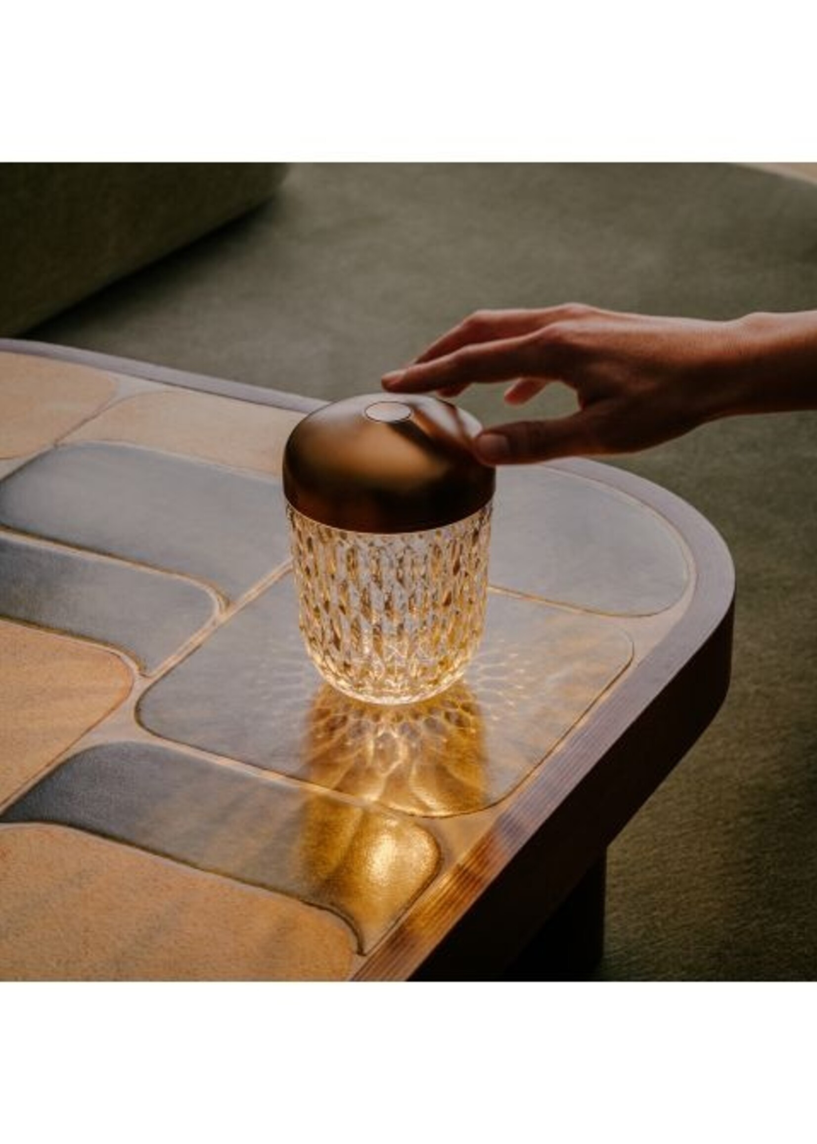 Saint-Louis Folia Mini Portable Lamp Copper
