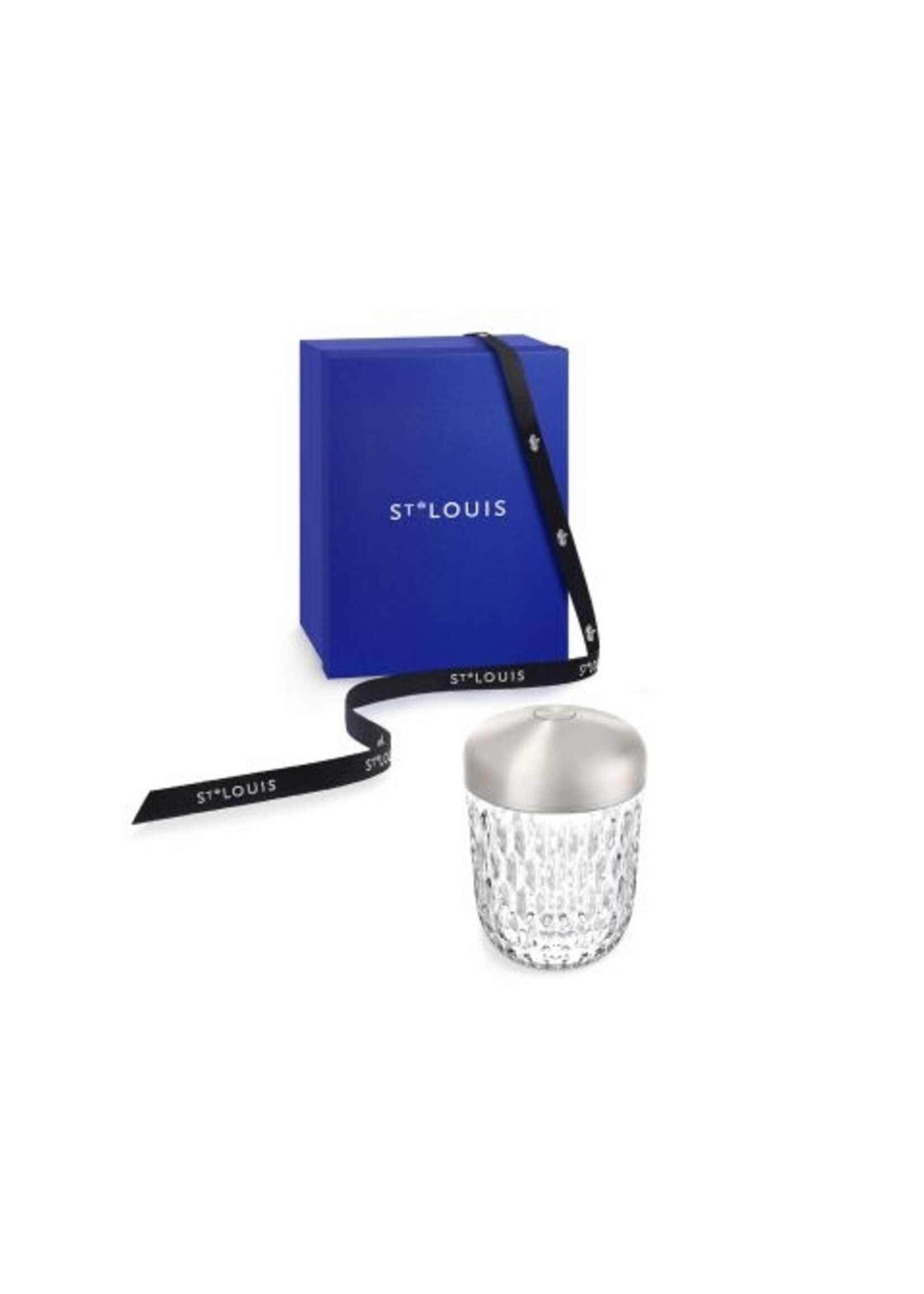 Saint-Louis Folia Mini Portable Lamp Silver