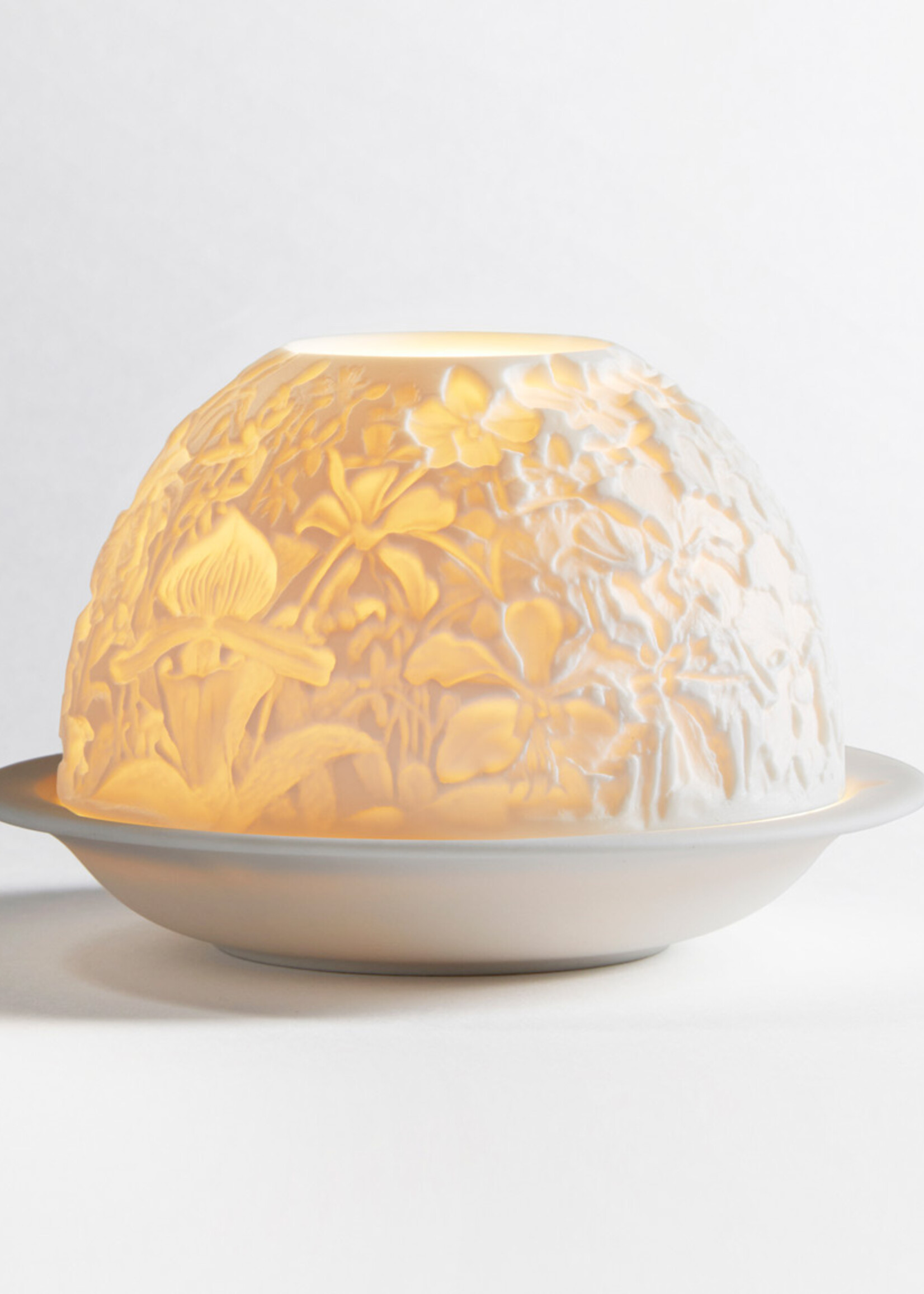 Bernardaud Votive Light Orchids