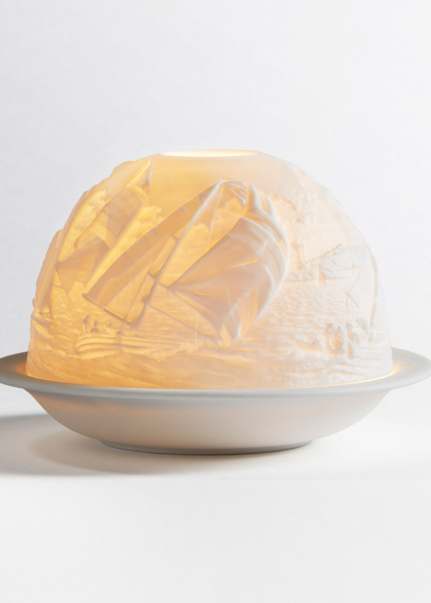 Bernardaud Votive Light Sailboats