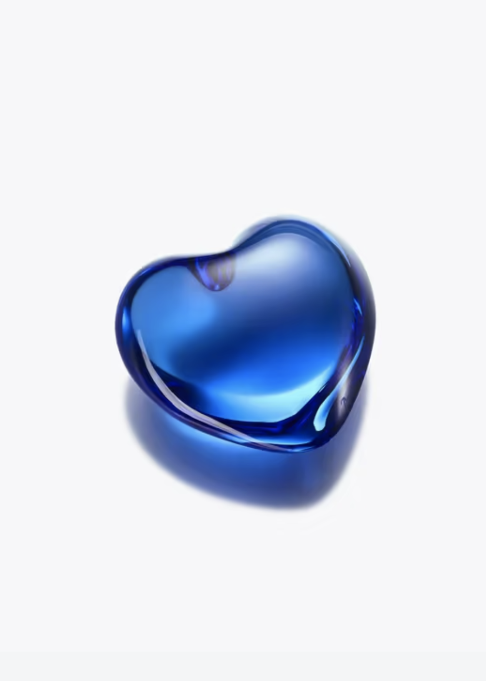 Baccarat Amor Heart Blue