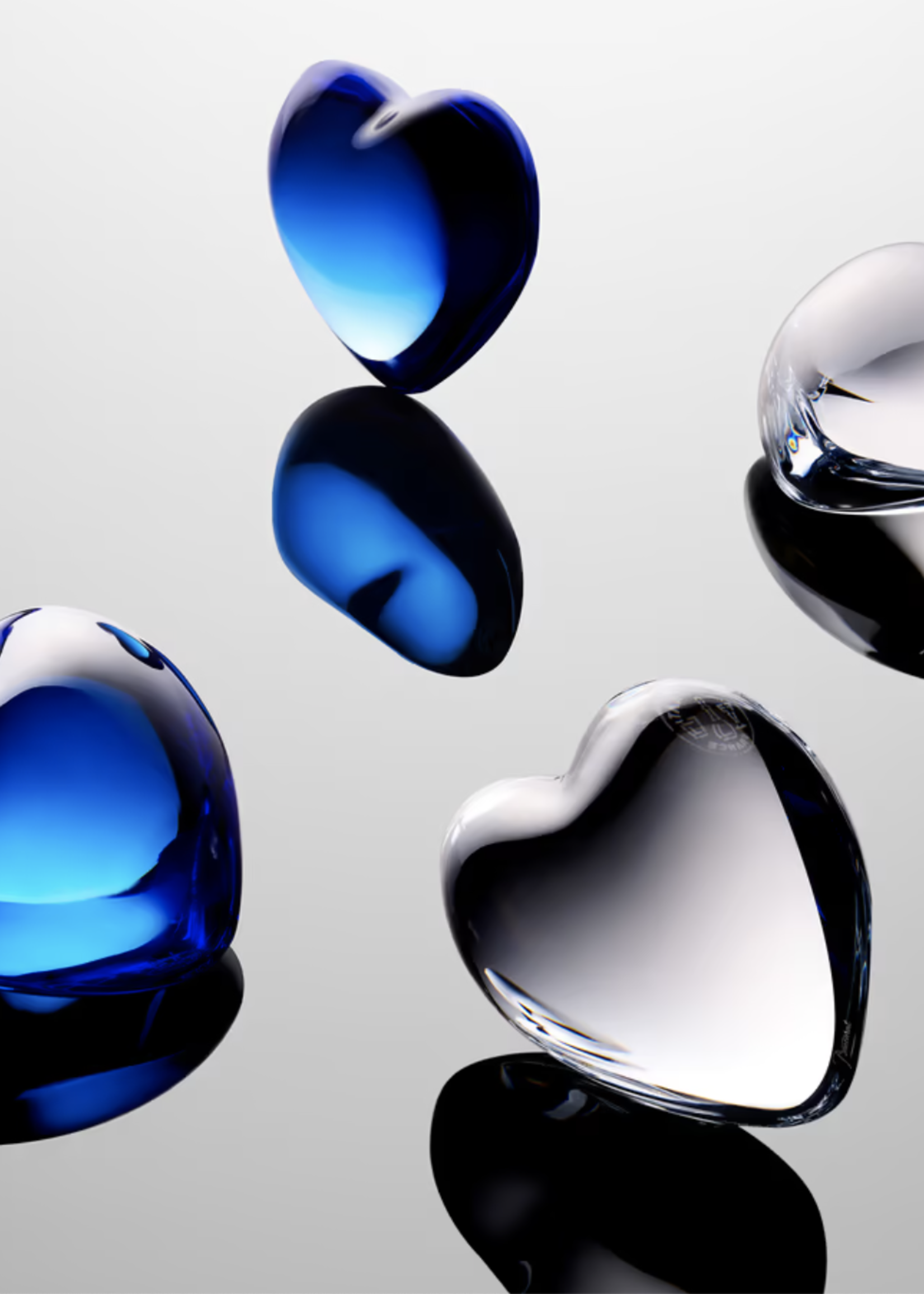Baccarat Amor Heart Blue