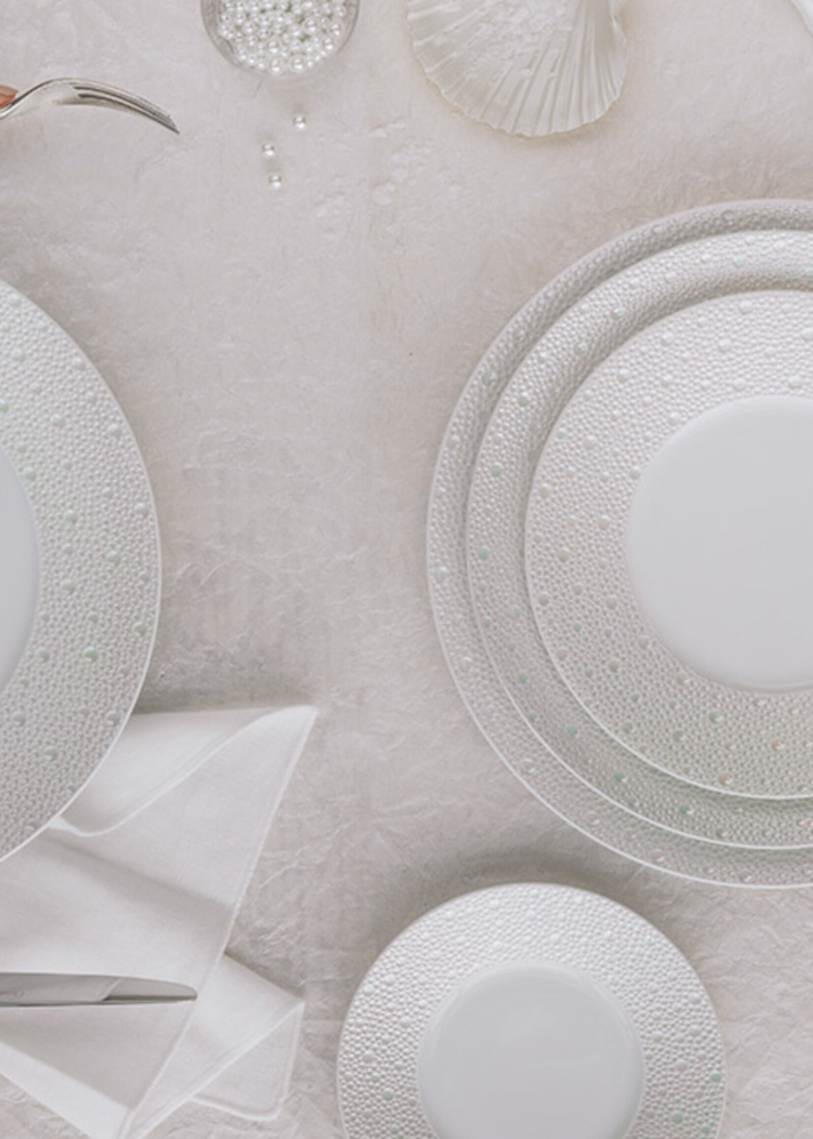 Bernardaud Ecume Perle Service Plate 11.5”