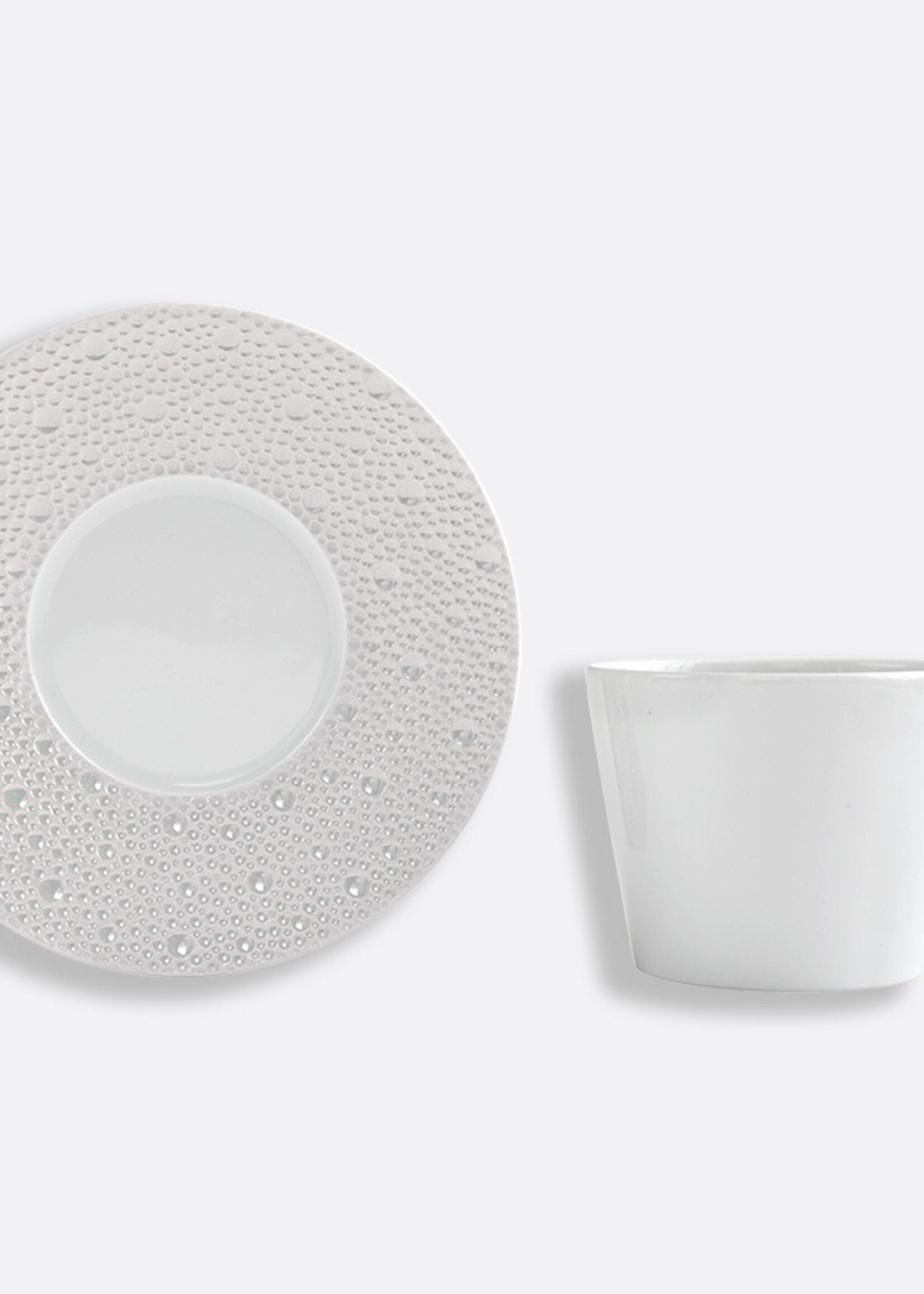 Bernardaud Ecume Perle Cup & Saucer S/4