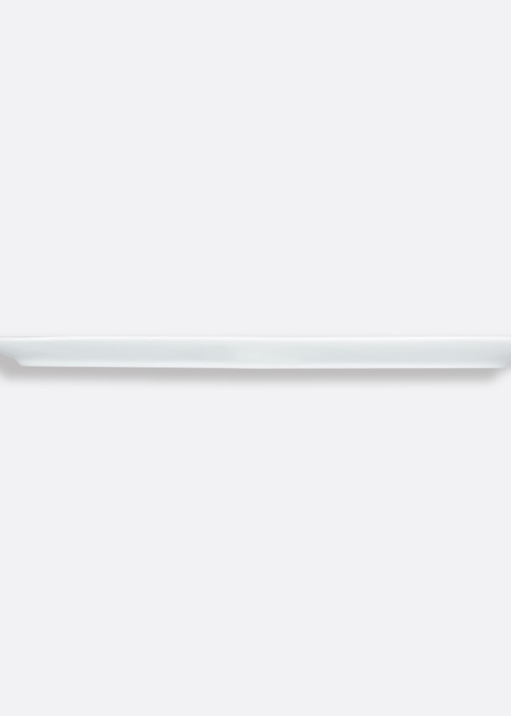 Bernardaud Ecume White Cake Platter Rectangular 15 In