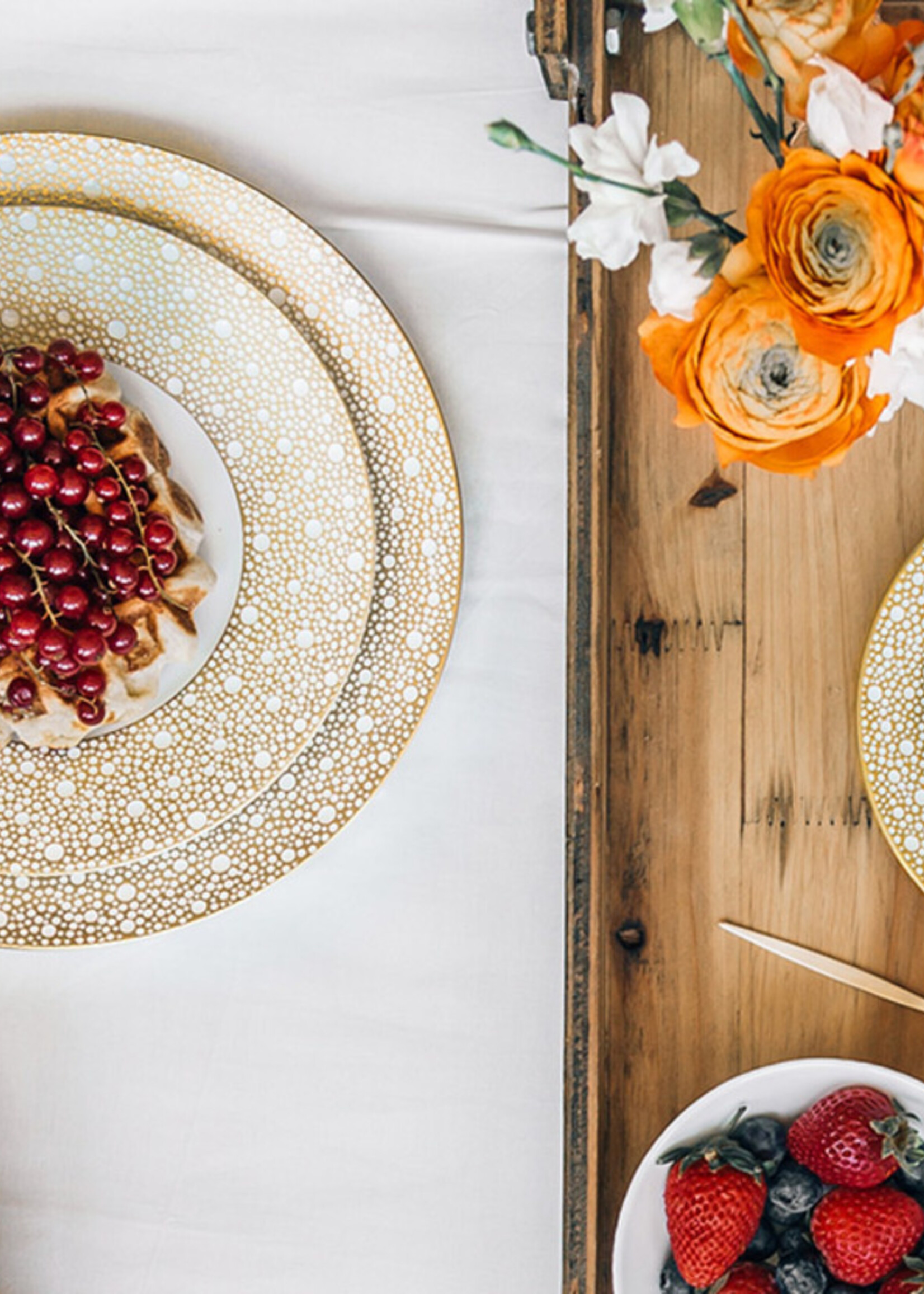 Bernardaud Ecume Mordore Salad Plate