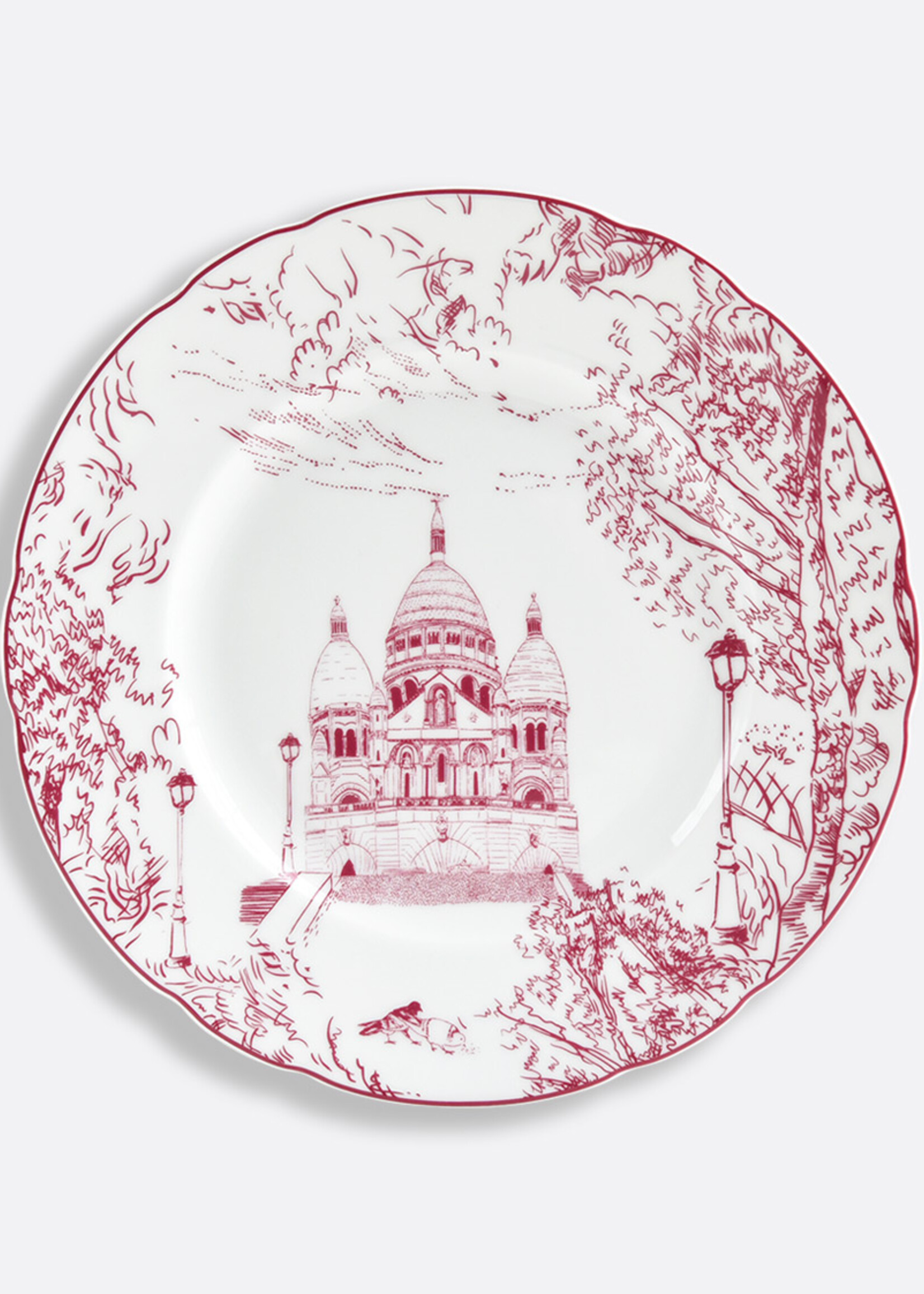 Bernardaud Tout Paris - Set of 6 Salad Plates