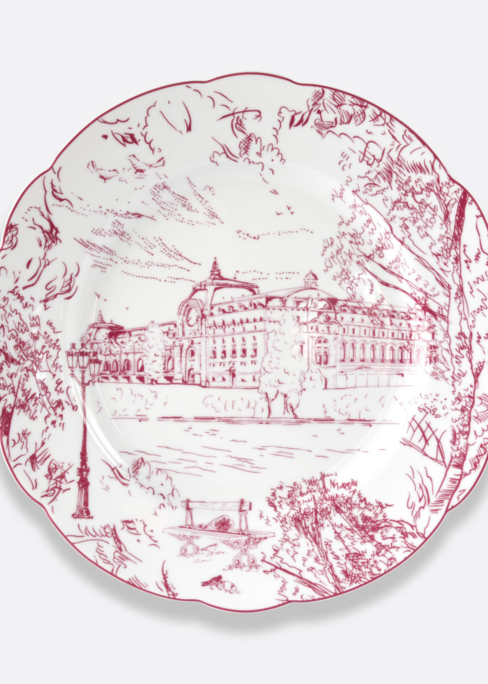Bernardaud Tout Paris S/6 Dinner Plates