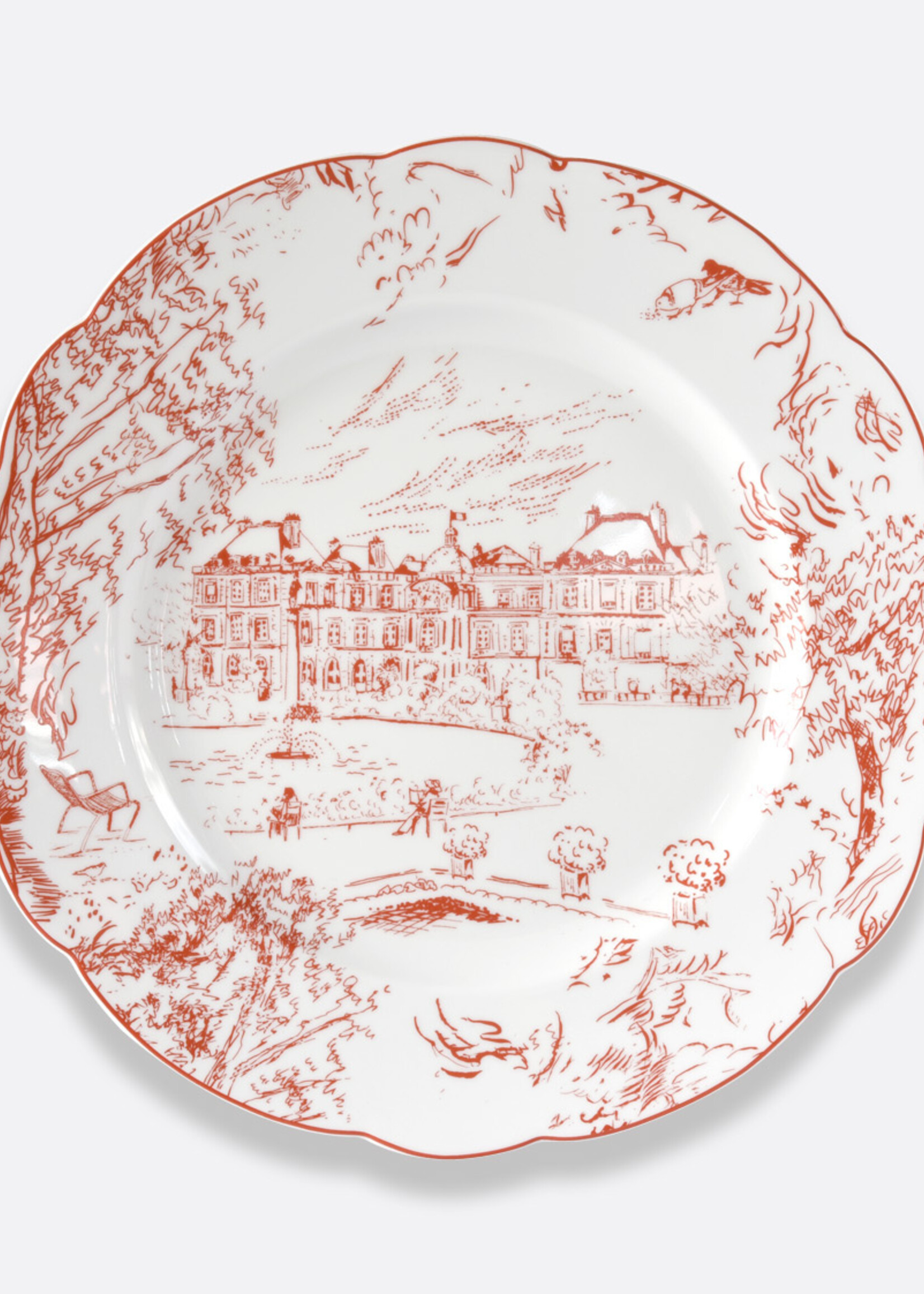 Bernardaud Tout Paris S/6 Dinner Plates