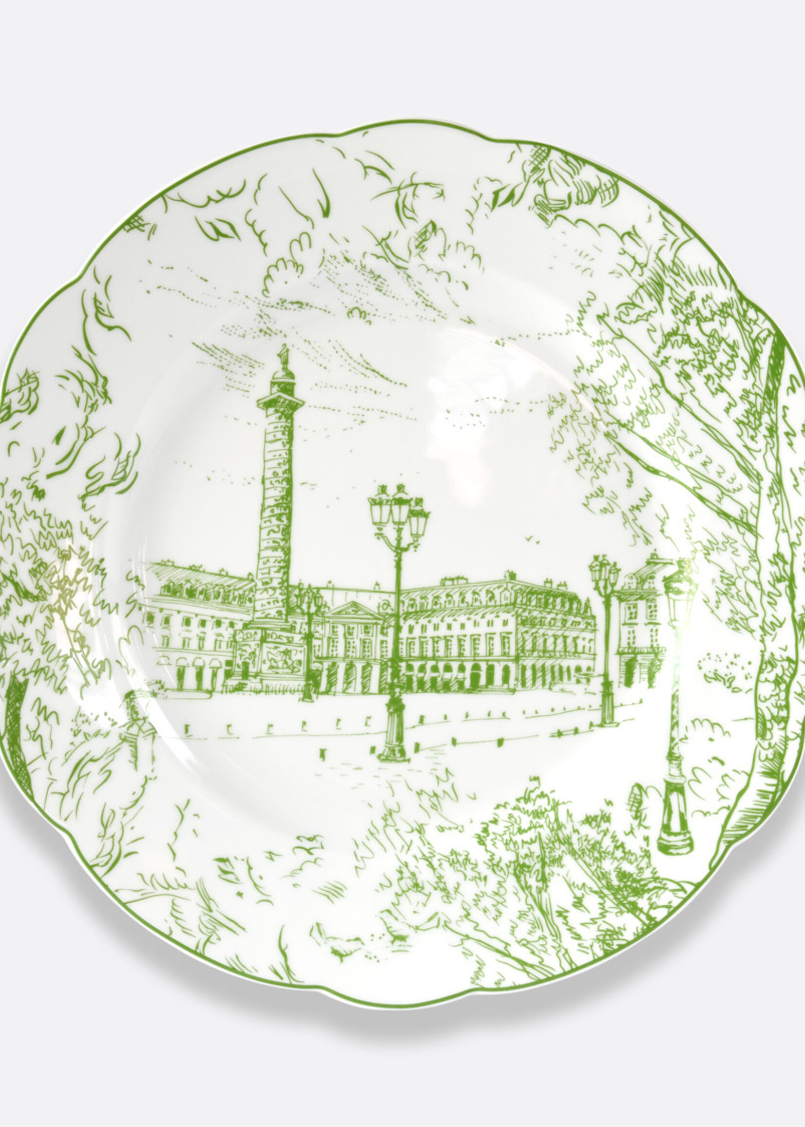 Bernardaud Tout Paris S/6 Dinner Plates