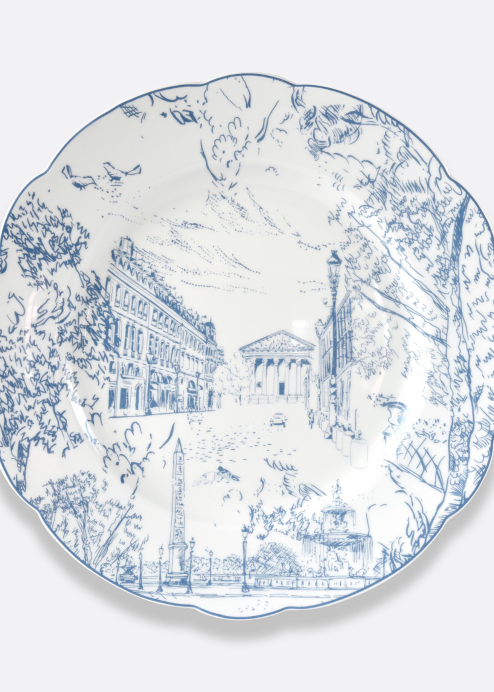 Bernardaud Tout Paris S/6 Dinner Plates