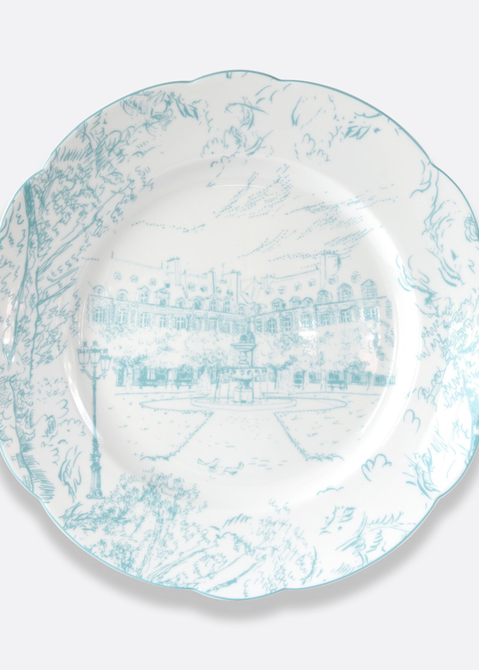 Bernardaud Tout Paris S/6 Dinner Plates