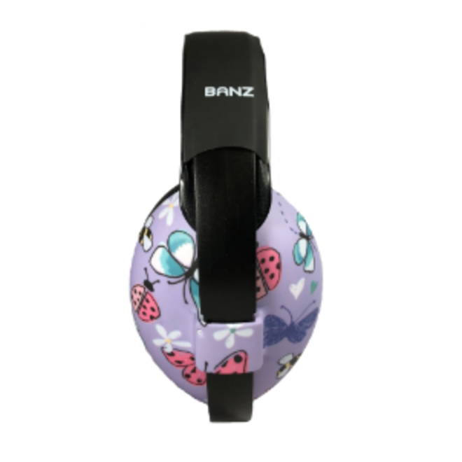 Banz - Baby Mini Earmuffs - Butterflies - 0-2yrs