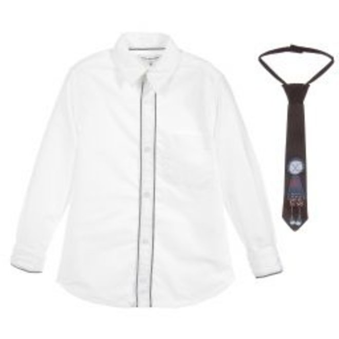 Little Marc Jacobs T-SHIRT+TIE WHITE - Moda Kids