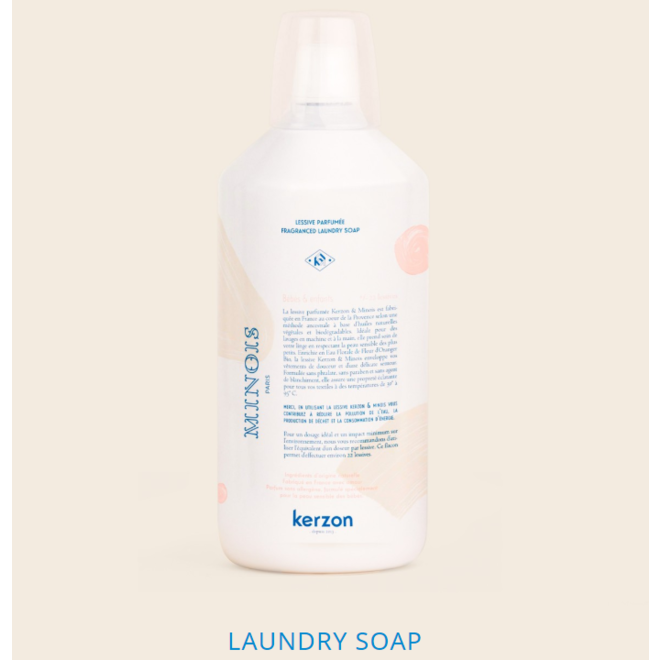 Minois Lessive parfumée MINOIS X KERZON -Fragranced Laundry 1000mL