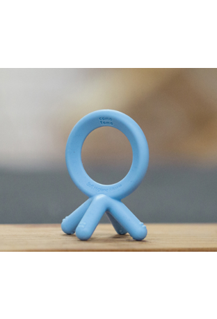 Comotomo Silicone Baby Teether Blue