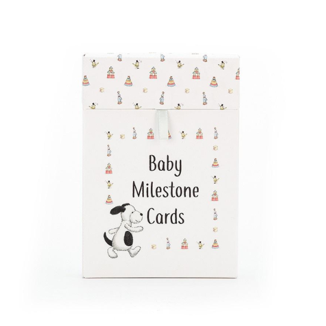 Jellycat Bashful Puppy Baby Milestone Cards