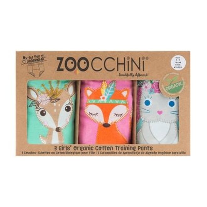 Zoocchini - Organic Training Pant - Woodland Princess