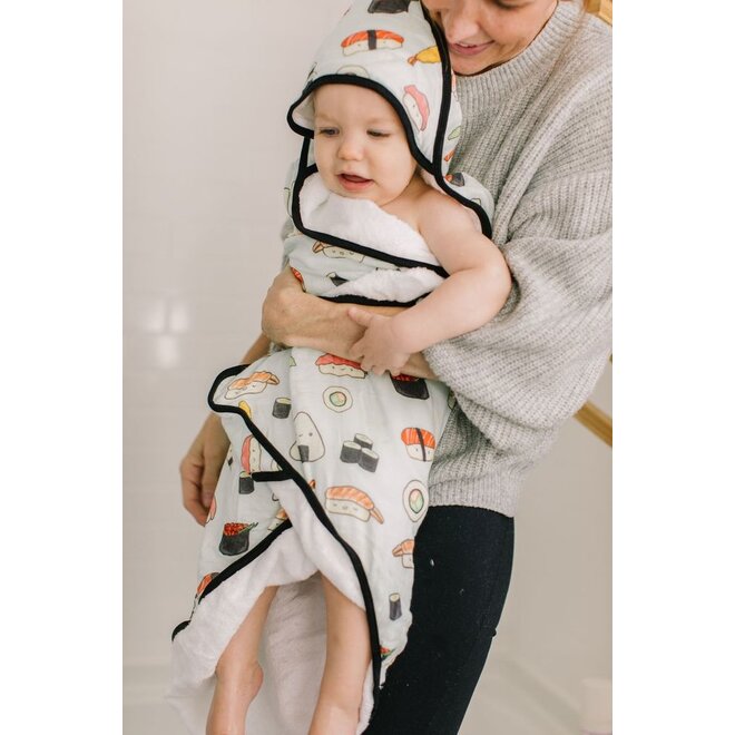 Hooded Towel Set - Sushi