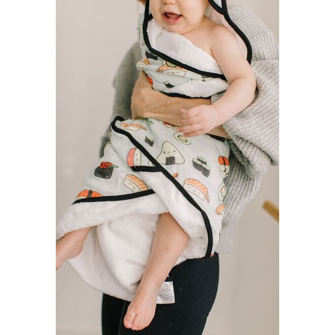 Hooded Towel Set - Sushi