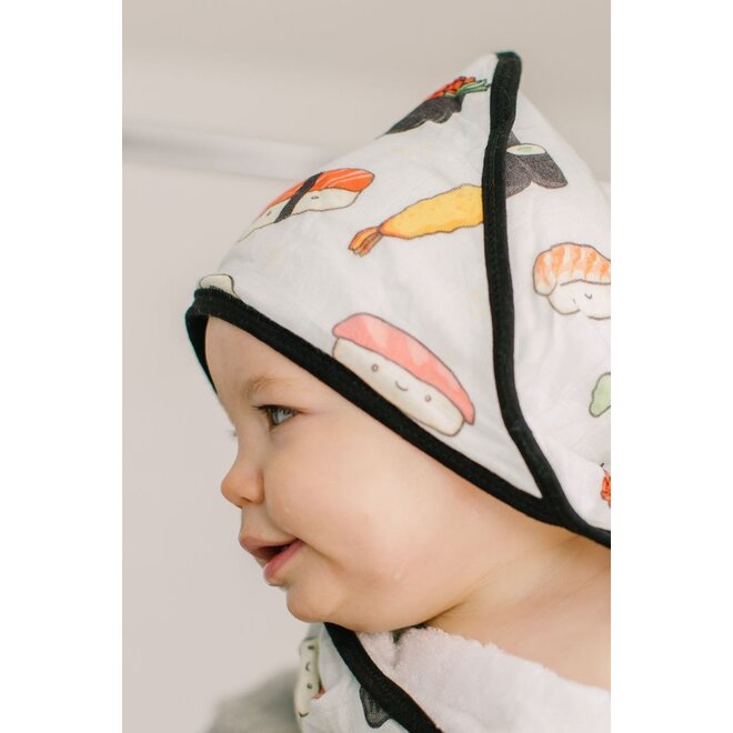 Hooded Towel Set - Sushi