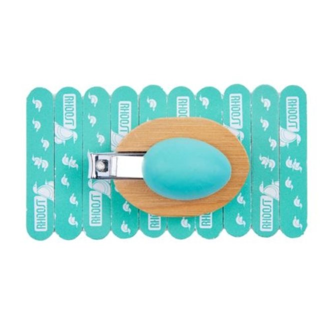 Rhoost - Baby Nail Clipper & Emery Boards (10Pk) - Teal
