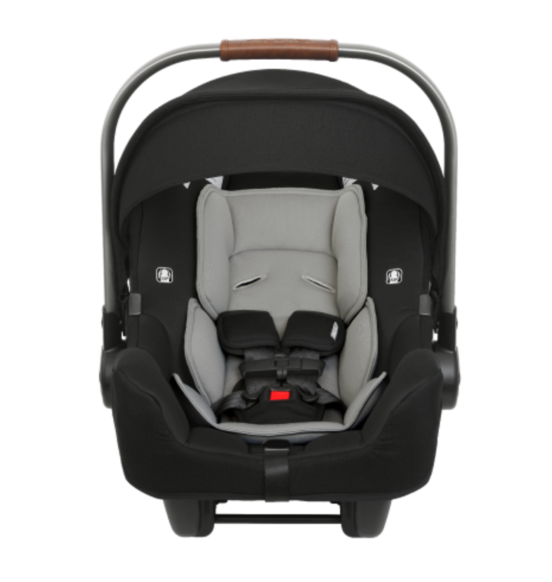 black infant car seat