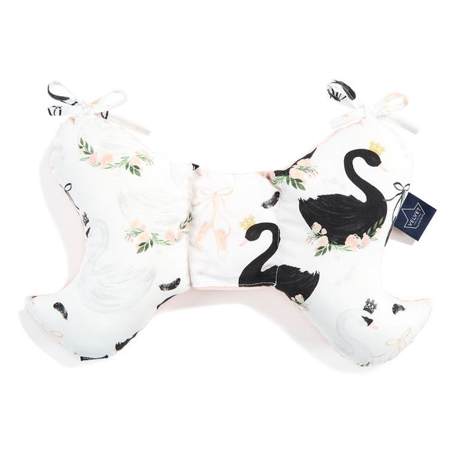 VELVET COLLECTION - ANTISHAKE PILLOW ANGEL'S WINGS MOONLIGHT SWAN - POWDER PINK
