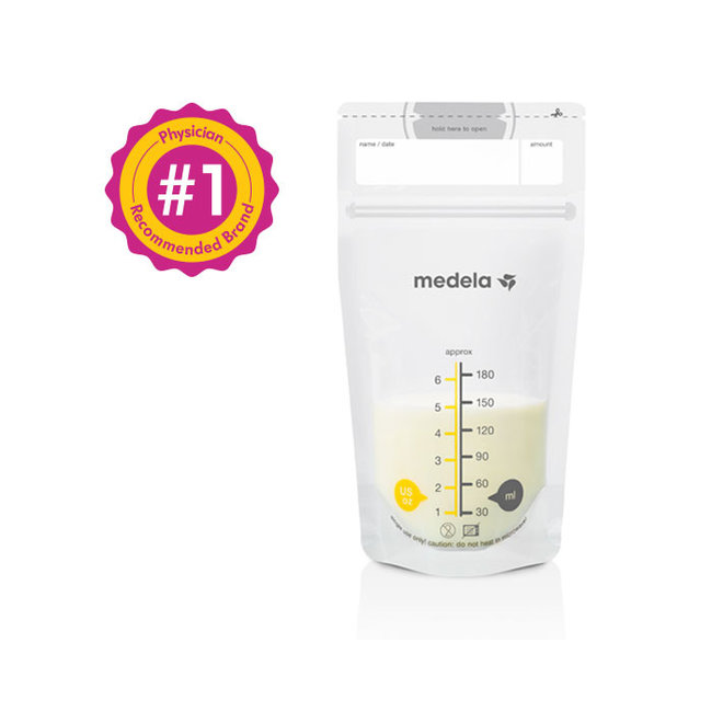 Medela Storage Bags, Breast Milk, 6 Ounce - 25 bags