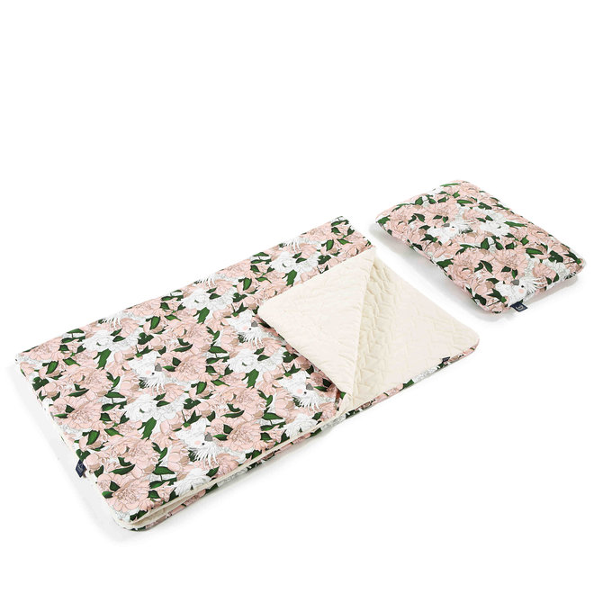 VELVET COLLECTION KID KIT BLANKET AND BED PILLOW - LADY PEONY - RAFAELLO