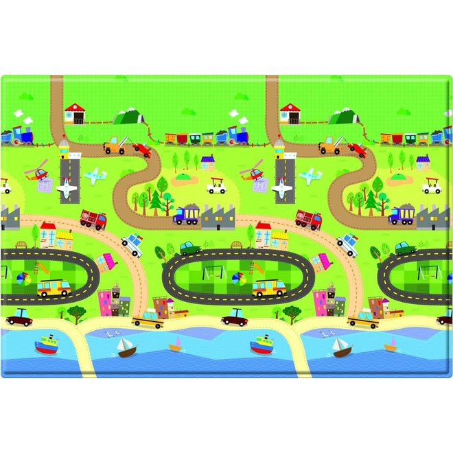 Baby Care Playmat - Happy Village - Large - With Box