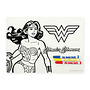 d - Bumkins DC Comics -Silicone Colouring Mat - Wonder Woman