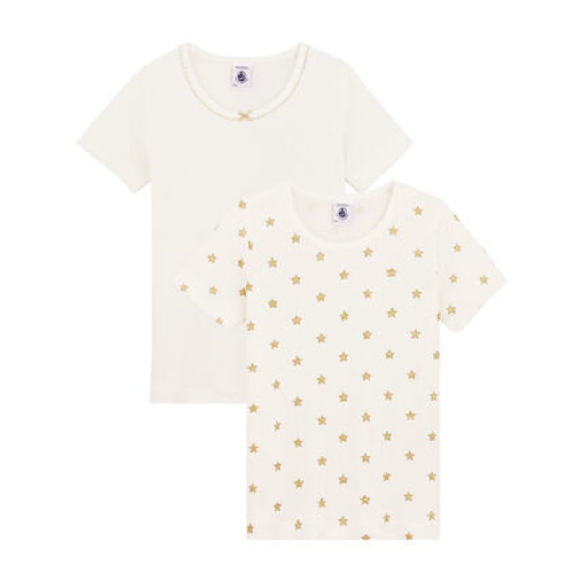 Girls' T-shirt Gold Star 2-Piece Set