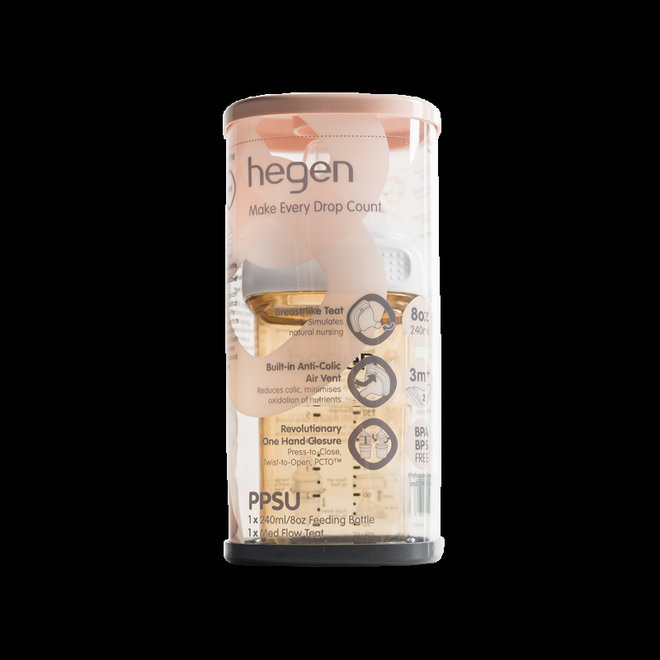 Hegen PCTO 240ml/8oz Feeding Bottle PPSU