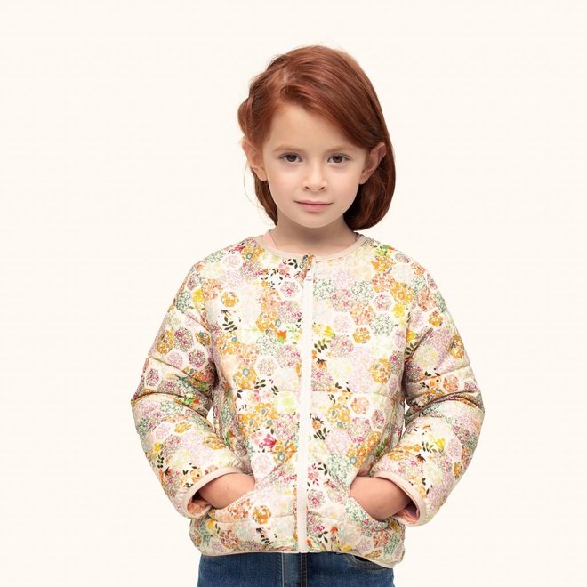Bonpoint Kids Floral Liberty Print Padded Jacket