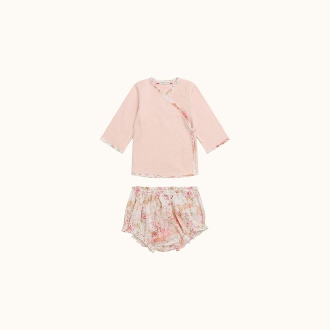 BABIES' VEST AND BLOOMERS SET