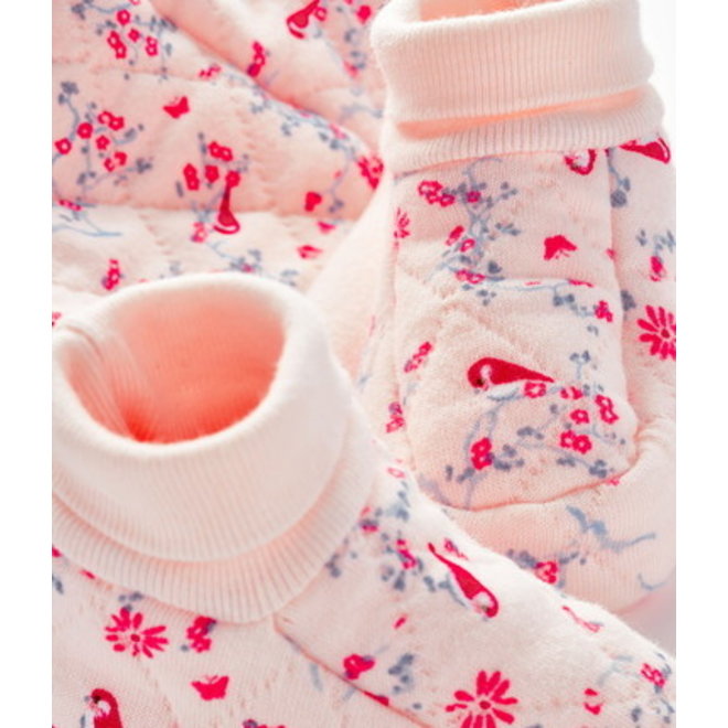 Bonnet Chaussons Pink Flower