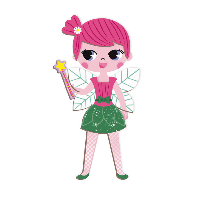 Janod Magnetibook Girl Costumes