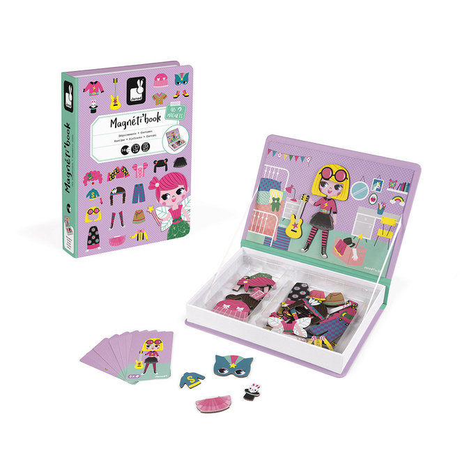 Janod Magnetibook Girl Costumes