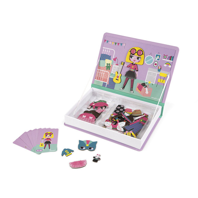 Janod Magnetibook Girl Costumes